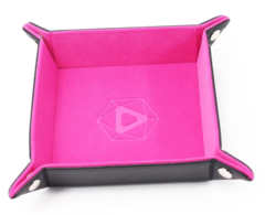 Die Hard Folding Square Tray w/ Pink Velvet